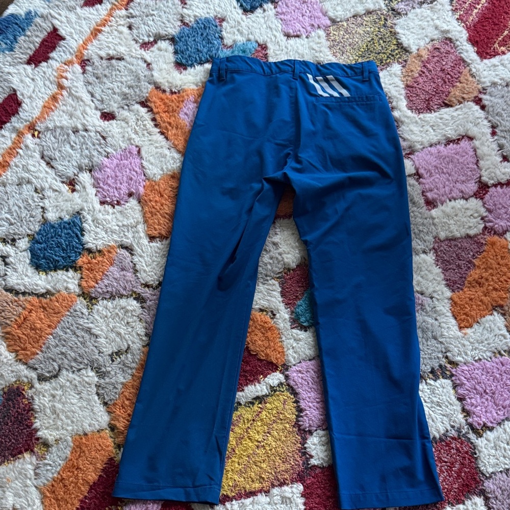 Boys Adidas Pure Motion Stretch Golf Three Stripes Pants - Picture 5 of 8